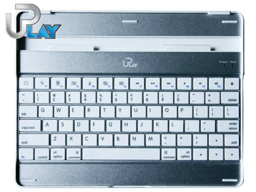 uPlayWirelessKeyboardAndAluminumCaseForiPad2-FrontView512