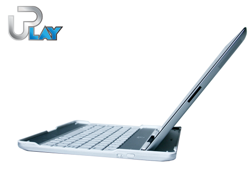 uPlayWirelessKeyboardAndAluminumCaseForiPad2-WithiPad2SideView512